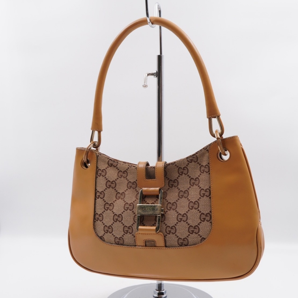 CE43 💟 Gucci GG Cancas Jackie Shoulder Bag - Picture 4 of 13